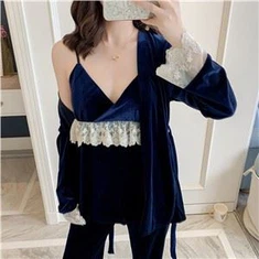 Женски сет секси спаваћице од чипке