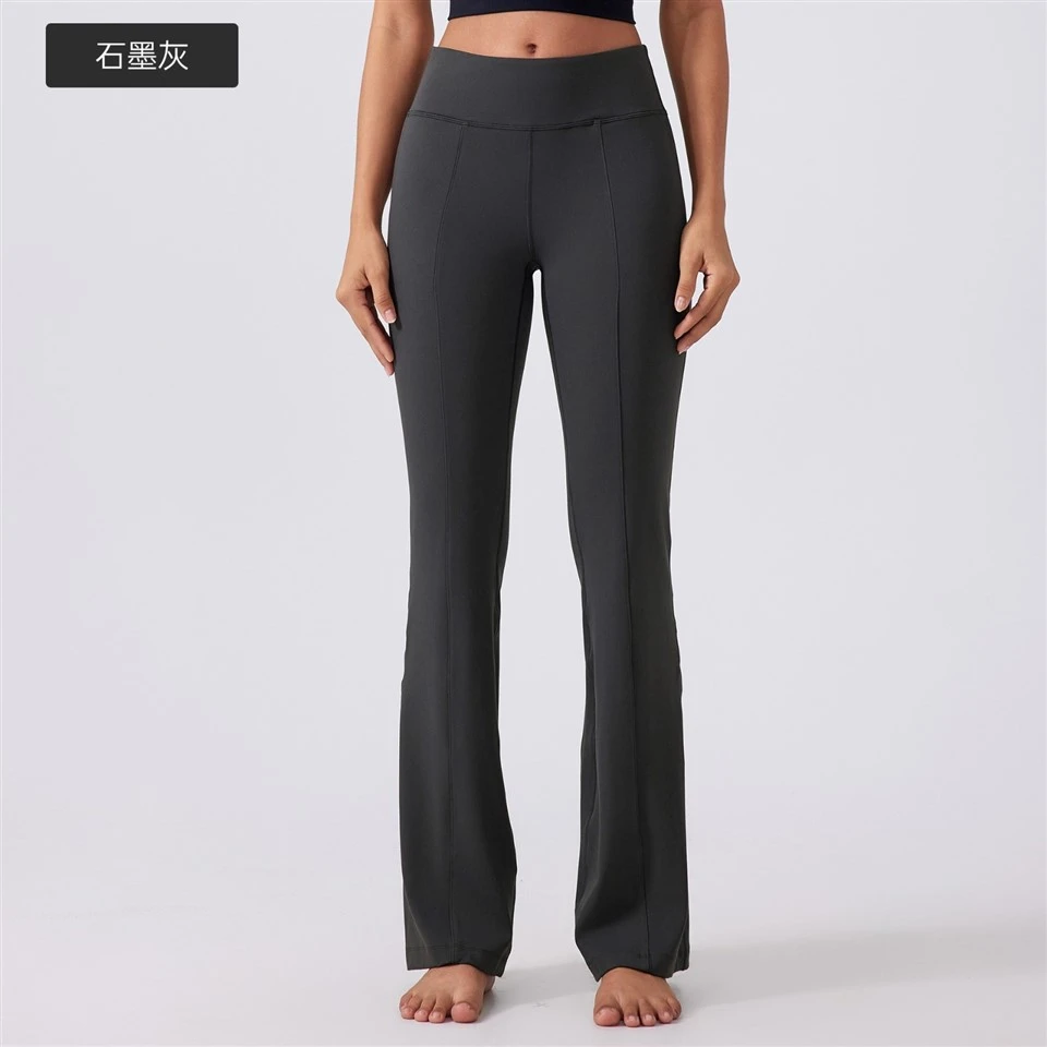 Women's New High-Waist Yoga Pants Butt-Lifting Wide-Leg Flared Pants Casual Wear Sportswear Fitness