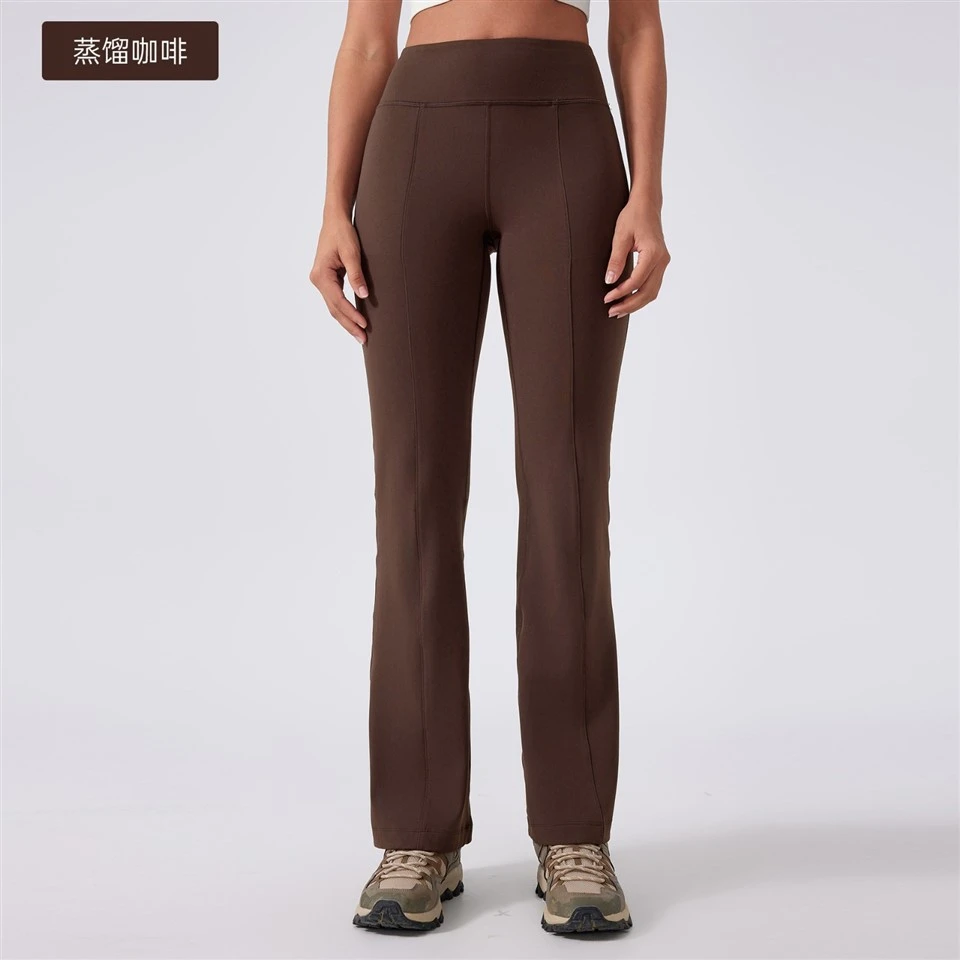 Women's New High-Waist Yoga Pants Butt-Lifting Wide-Leg Flared Pants Casual Wear Sportswear Fitness